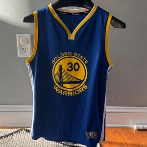 Golden State Warriors Curry 30 Blue Jersey youth L-Fanatics